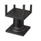 Z-Lite Barwick 1 Light Outdoor Pier Mounted Fixture, Black & Etched 585PHMR-533PM-BK-LED - alternate 4
